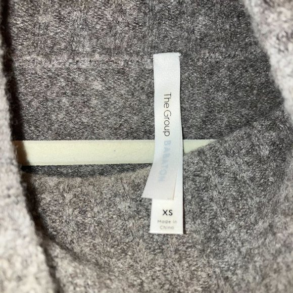 Aritzia The Group by Babaton Merino Blend Turtleneck Sweater in Gray Heather - Picture 3 of 6